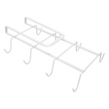 Cumpara ieftin Suport pentru pahare Home Creation, 283 x 182 x 70 mm, metal, alb