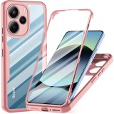 Husa pentru xiaomi redmi note 14 4g - flipcraft - design floral - pink, Oem