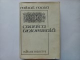 MIHAIL MOXA - CRONICA UNIVERSALA. IZVOARE. INDICE DE NUME. CU FACSIMILE