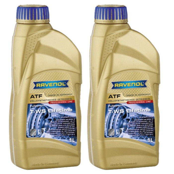 Pachet 2 litri ulei Ravenol ATF T-WS Lifetime pentru transmisie automata