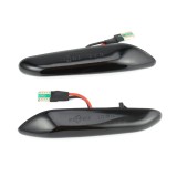 Cumpara ieftin Set 2 semnalizari dinamice aripa pentru BMW E81 E82 E87 E88 E90 E91 E92 E93 E60 E61 X1 E84 E46, BZRSH , lupa fumurie