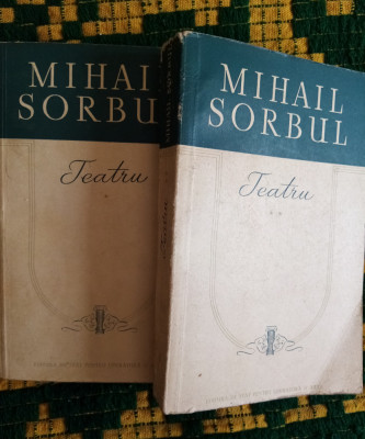 Mihai Sorbul Teatru, doua Volume foto