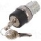 Intrerupator rotativ cu cheie, 22mm, seria SIRIUS ACT, IP67, SIEMENS - 3SU1050-4BF11-0AA0