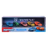 MAJORETTE SET 5 MASINUTE METALICE RIMAC NEVERA 7.5CM