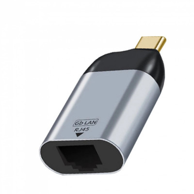Adaptor USB-C 3.1 Type-C la RJ45 placa de retea GIGABIT externa telefon, laptop foto