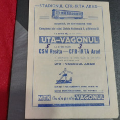 program VAGONUL ARAD - UTA