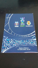 Program fotbal STEAUA - VILLAREAL CF 2004-2005 Cupa UEFA foto