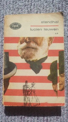 Lucien Leuwen, Stendhal, Partea a doua Rosu si alb, 390 pag, 1969 foto