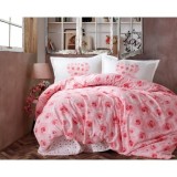 Cumpara ieftin Lenjerie Pat Luxury Clasy Roman, Bumbac Ranforce 100%, 4 Piese, 200x220, 240x260, 50x70