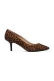Geox stilettos de piele D KLEOPY culoarea maro, D55YBA 00007 C6001