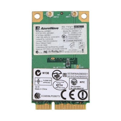 63.Modul/Placa retea wifi wireless wifi laptop AR5B91 foto