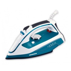 Fier de calcat Heinner, 2400 W, talpa ceramica, anti-picurare, anti-calcar, termostat, Turquoise
