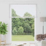 vidaXL Jaluzea pentru Fereastră cu perdele Altele Manual Alb 160 x 220 cm Aluminiu