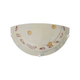Cumpara ieftin Aplică Klausen Carus 1/2 LY-6026 Simplicity Multicolor 15x30x8.5 cm, E27 15W, Corp Iluminat Perete Design Clasic Elegant, Sticlă Decorativă