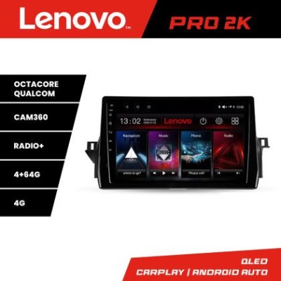 Navigatie Toyota Camry 2021- Lenovo Kit-camry2021 8 core QLED 2K 4+64 360 Android Waze USB Navigatie Internet Youtube Radio CarStore Technology foto
