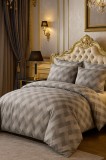 Lenjerie De Pat Dublu Premium, Bumbac 100%, 4 piese