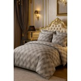 Lenjerie De Pat Dublu Premium, Bumbac 100%, 4 piese