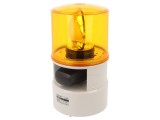 Sirenă și Lumină Rotativă 24V DC, ambră
