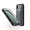 Husa magnetica 360&deg; pentru iPhone XS Max, Fashion Case, Aluminiu/Sticla, Negru