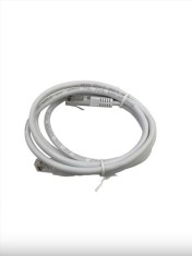 Cablu UTP CAT5e, Ethernet, 1.2m lungime, mufa, conector RJ45, alb