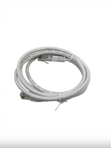 Cablu UTP CAT5e, Ethernet, 1.2m lungime, mufa, conector RJ45, alb