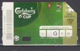 QW29 - Bilet de colectie - sport - fotbal - Liga Portugal - Estoril - FC Poerto - 24 ianuarie 2010