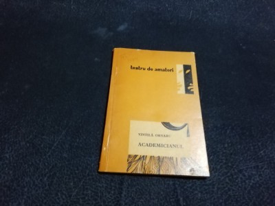 VINTILA ORNARU - ACADEMICIANUL foto