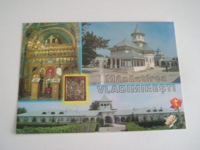 QW25 MS - Carte postala - tematica manastiri - vedere - Manastirea Vladimiresti 2