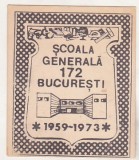 Bnk div - Ecuson Scoala generala 172 Bucuresti 1959-1973 - carton