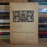 AL.P. IONESCU - VINIFICATIA , 1940 , EX. SEMNAT DE AUTOR #