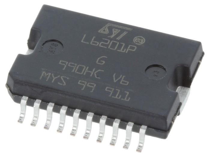 Driver de motor H PowerSO20 1A STMicroelectronics 100kHz