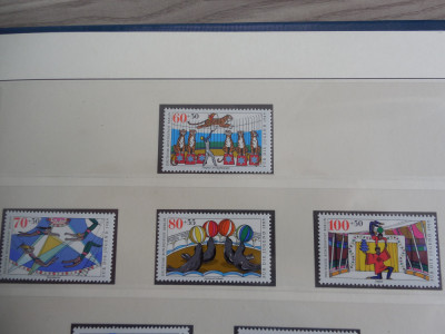 Serie timbre nestampilate circ Germania Berlin Vest MNH Berlin West foto