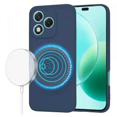 Husa MagSafe pentru Honor 400 Lite, Techsuit, SoftFlex, Bleumarin foto