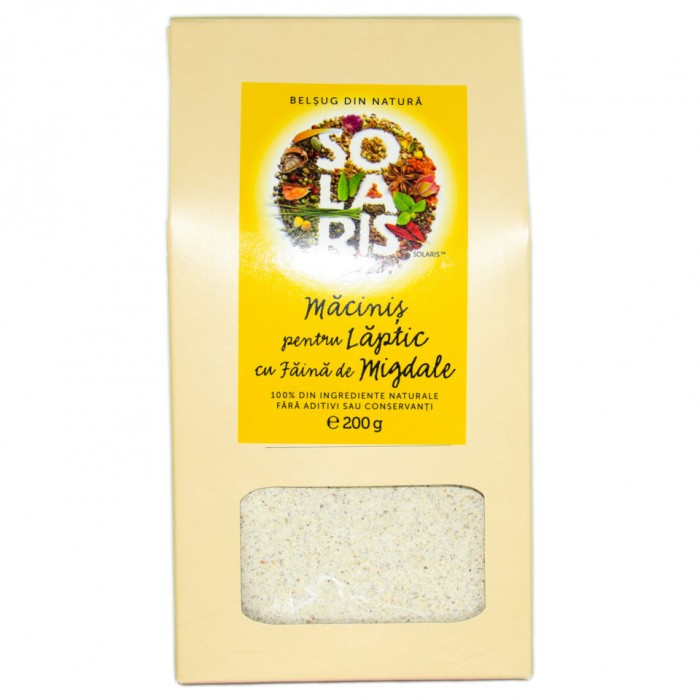 Macinis pentru laptic cu faina de migdale 200gr solaris