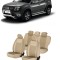 Set huse scaune compatibile Dacia Duster 2010-2017 Piele + Textil (Compatibile cu sistem AIRBAG)
