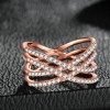 Inel ARGINT Model LAT Placat cu Aur Roz FEMEI ARG403A, Argintboutique