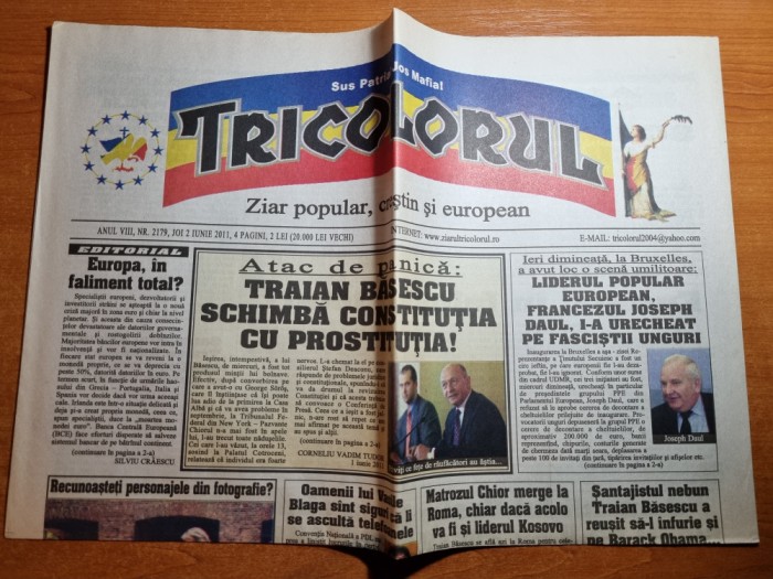 ziarul tricolorul 2 iunie 2011