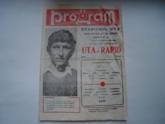 Program UTA Arad - Rapid Arad, 21 septembrie 1980/1981
