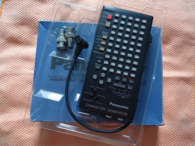 Panasonic VW-CG5E Generator Caractere Camera Video VHS foto