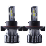 Cumpara ieftin Set 2 LED-Uri Auto Techstar&reg; V8, H13, 120W, 12-24V, 15000 Lumeni, 6000K, Unghi Fascicul 360&deg;, CSP 3570, Canbus, Radiator Aluminiu, Racire Cooling Tech