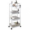 VidaXL Cărucior de depozitare cu 4 niveluri, transparent acrilic 4012380