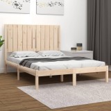 Gossi cadru de pat mic dublu, 120x190 cm, lemn masiv