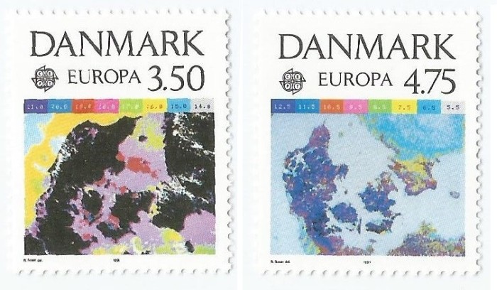 |Danemarca, Europa CEPT, 1991, MNH