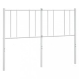 Cumpara ieftin Tablie de pat de schimb metalica, alb, 135 cm