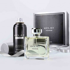 Set Eclat Homme, parfum ?i spray ambalate in cutie de cadou (Oriflame) foto