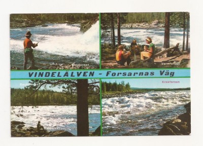 AM2- Carte Postala - SUEDIA - Vindelalven, Forsarnas Vag, necirculata foto