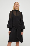 Cumpara ieftin Bruuns Bazaar rochie culoarea negru, mini, drept