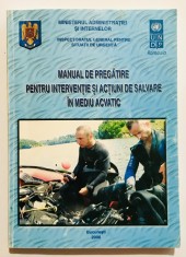 Manual de pregatire pentru interventie si actiuni de salvare in mediu acvatic, scafandri, ISU, Bucuresti, 2006.
