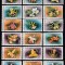 ROMANIA 1987 LP 1210 ORHIDEE SERIE MNH