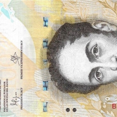 VENEZUELA █ bancnota █ 100 Bolivares █ 5.11. 2015 █ P-93j █ UNC